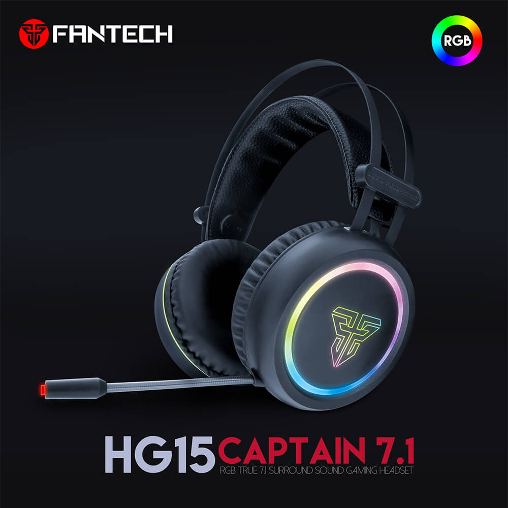 Headset 7.1 Gaming RGB Fantech HG15